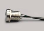 Stainless Steel 1NO Piezoelectric Anti Vandal Push Button Switch