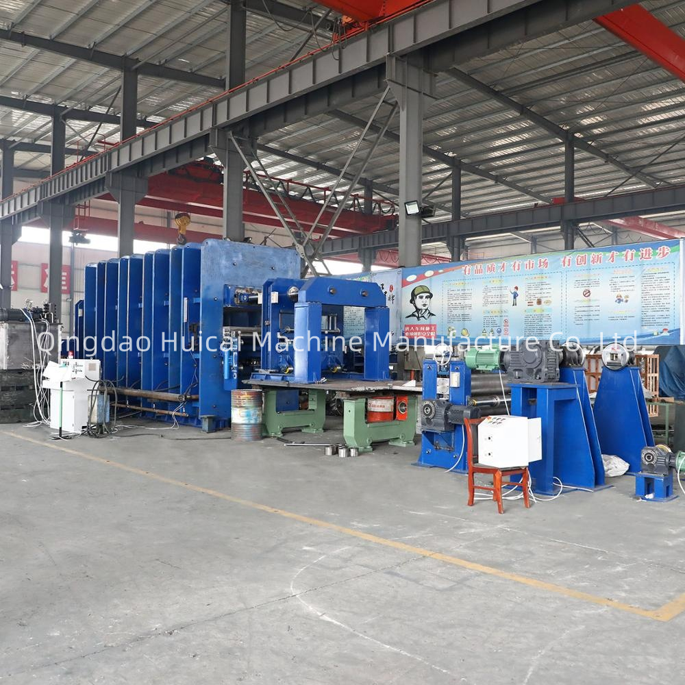 Rubber Conveyor Belt Making Machine Hot Press Vulcanizer Overall Size 3000x2100x3360 mm