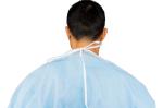 PP PE Coated AAMI PB70 Disposable Isolation Gowns