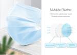 3 Ply Anti Dust Non Woven Surgical Mask / Security Protection Adult Face Mask