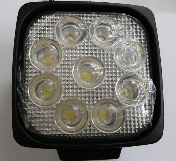 27W square hot sale LED Vehicle working light , driving lamp OFF ROAD ,auto