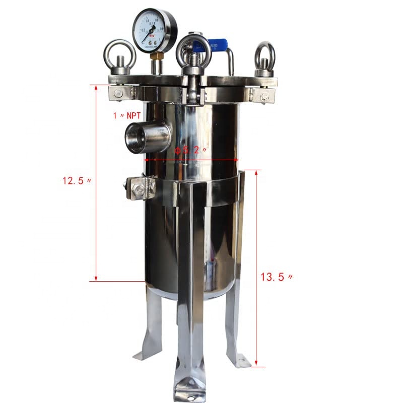 Building Material Shops' Pressure 304 Stainless Steel Water Filter Weight KG 62 Sturdy