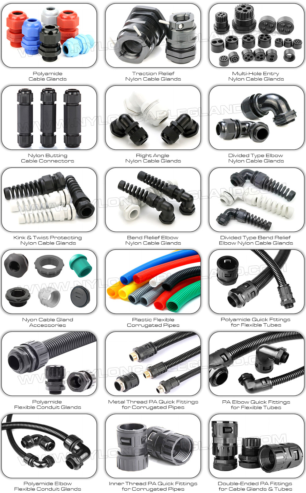 304, 316, 316L Stainless Steel PG Cable Glands IP68 Watertight Metal Compression Glands with Fluoroelastomer Seals