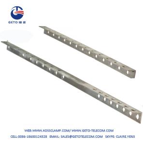 Quality 13 Holes Cross-Arm Galvanized Steel Hot Dip Fastening Point For Deadending &amp; Suspension wholesale