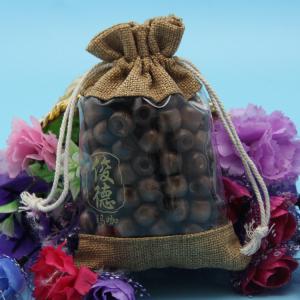 Quality Dog Food Biodegradable Cotton String Jute Drawstring Bag wholesale
