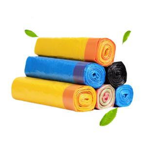 Quality Waterproof LDPE Drawstring Garbage Bags 30 MIC Biodegradable wholesale