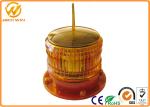 Solar Powered led strobe warning lights for Marine / Airport / Telecommunication
