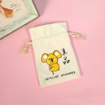 Tear Resistant 90Gsm Polypropylene Non Woven Drawstring Bag Eco Friendly