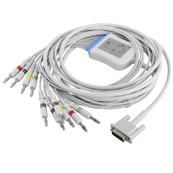 P-hilips HP EKG Cable M2461A M3702C 989803175901 EKG Cable And Leadwires 15 Pin