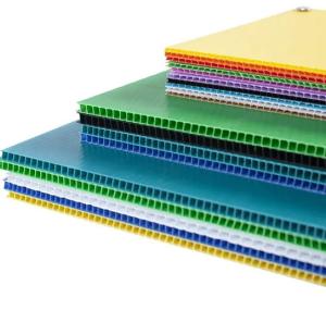 Quality 4mm Corrugated Sign Board Blanks Corflute Orange Corrugated Plastic Sheets wholesale