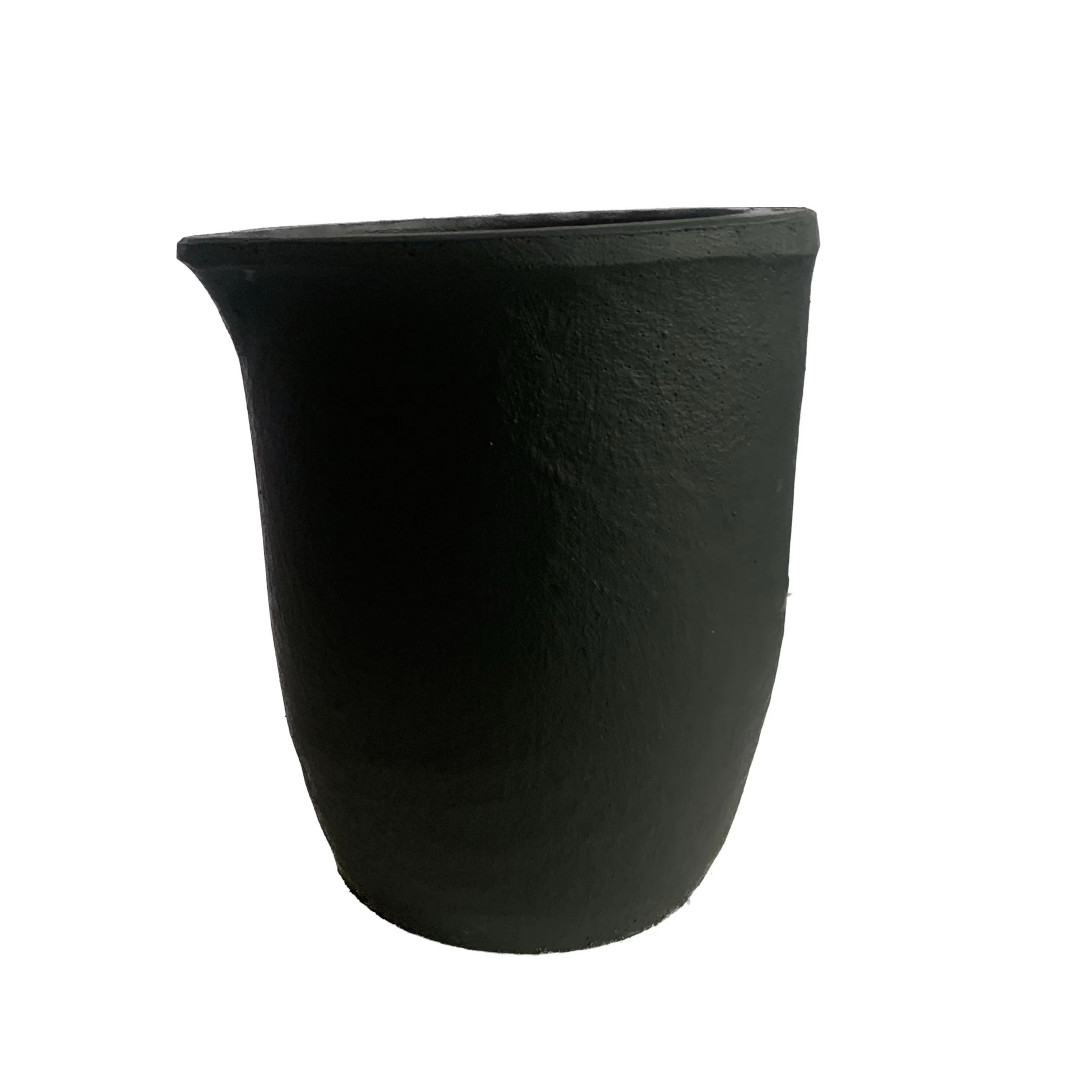 Durable Crucible With Pouring Nozzle for Accurate and Controlled Molten Metal Transfer in Casting