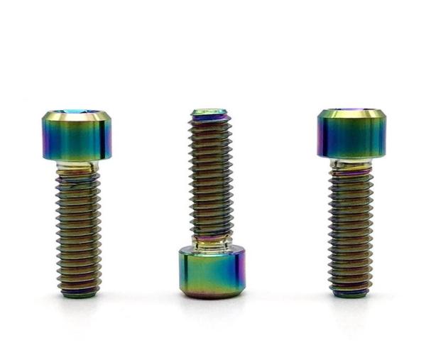 Non Standard Titanium Alloy Screw Hexagonal Cuphead Screws Color Zinc Full