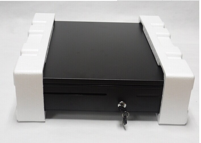 POS / ECR Cashier Drawer HS-308A 3 Position Key Lock Metal Cash Drawer