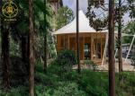 Prefab House 2 People Heavy Steel Structure Luxury Resort Tents With Wooden