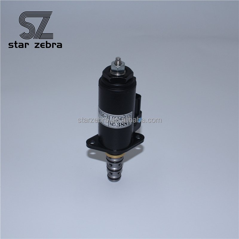 Machinery Repair Shops YN35V00051F1 G24YB50 Excavator Parts KWE5K-31 Hydraulic Rotation Solenoid Valve for SK200-8 SK210-8