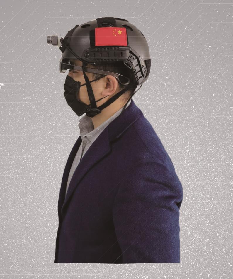 Body Temperature Scanner Smart Temperature Measuring Helmet