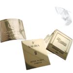 Ranking Metallic Brand Label With Embossed Finished Of Perfume Bottle Body
