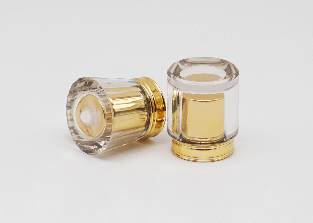 SGS Crimp Zinc Alloy Perfume Bottle Magnetic Cap Stopper
