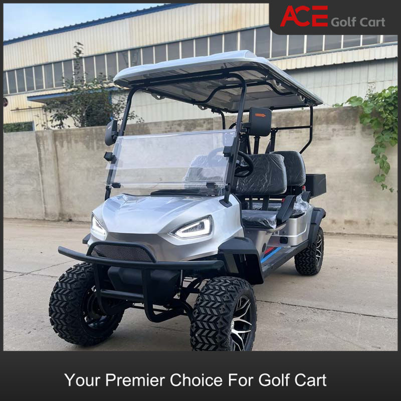 4 Seater Electric Golf Cart 48v 150HA Lithium Battery Electric Utility Vehicle