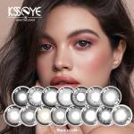 Realistic Soft Natural Black Contacts 4 Tone For Dark Eyes