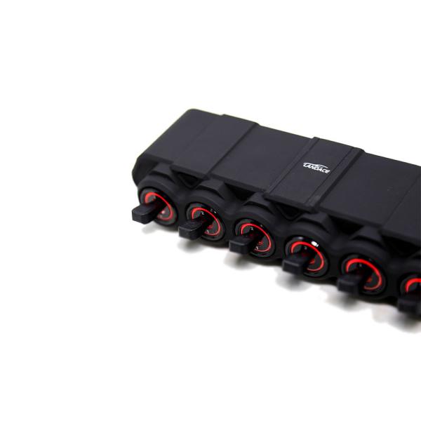 Offroad Car Auto Parts 6 Gang LED Car Control Switch Panel with Black Wireless