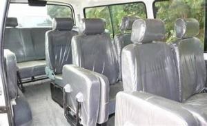Quality Genuine Leather High Density Sponge Toyota Hiace Seats With USB Charging wholesale