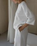 Women's Hoodie Set Casual Loose T Shirt Five Quarter Pants Training Jogging Wear