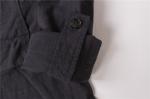 Casual Simple Black Ladies Longline Shirts 62% Viscose For Autumn