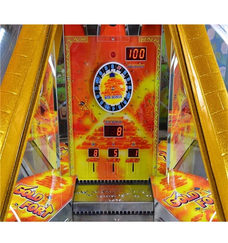 Six Players Redemption Arcade Machines Win Prize Lottery Customize Color