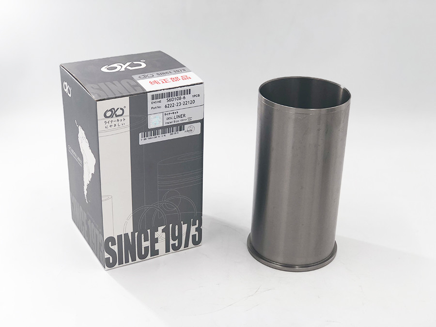 ISO9001 Komatsu Diesel Engine Spare Parts S6D108 Wet And Dry Cylinder Liners