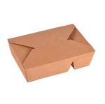 Takeout Box Restaurant Packaging Double Compartment Paper Box Disposable Paper