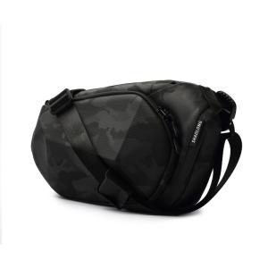 Quality Waterproof Chest Fashion Fanny Pack Black Anti Theft Crossbody Bag Oxford Sling Bags wholesale