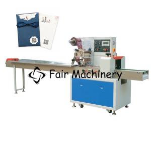 Quality SGS 380V Bread Wrapping Machine , 3.4Kw Horizontal Flow Pack Machine wholesale