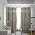 Hotel 100% Polyester Curtain Fabric Plain Luxury Home Textile