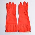 Cleaning Extra Long Sleeve Rubber Gloves Length 380mm For Household Work