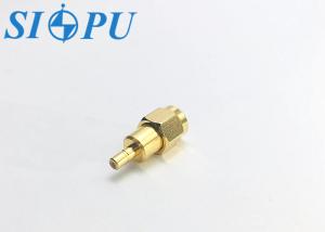 Quality SMA Male To SSMB Male RF Coaxial Adapter Brass Gold Plated SMA(J)-SSMB-(J) wholesale