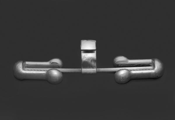 Stockbridge Type Overhead Line Fittings , Silver Vibration Damper Grey Iron