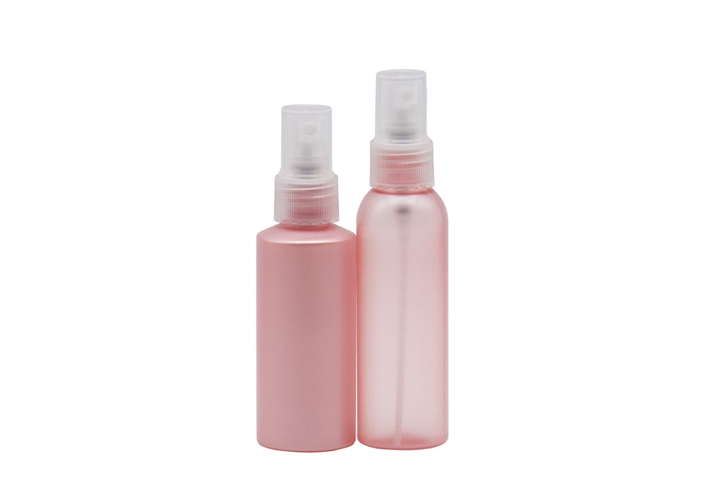 Plastic PET Cosmetic Spray Bottle Light Blue Clear Empty Alcohol 50Ml 60ML
