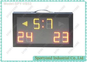 Quality Indoor College Electronic Volleyball Scoreboard Portable , Aluminum Housing wholesale
