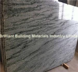 Quality China Wave Green Granite Big Slab, Natural Green Granite Slab wholesale