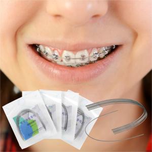 Quality Super Elastic Thermal Active Orthodontic Niti Wires Class II wholesale