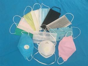 Quality 2 ply tie-on Non-woven ,green face mask for doctor in hospital wholesale