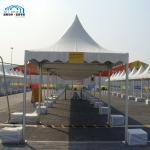 Commercial 10 x 10 Pagoda Canopy Tent For Garden White And Black Color