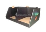 Stylish Rigid Cardboard Counter Display Stands , Black Cardboard Table Top