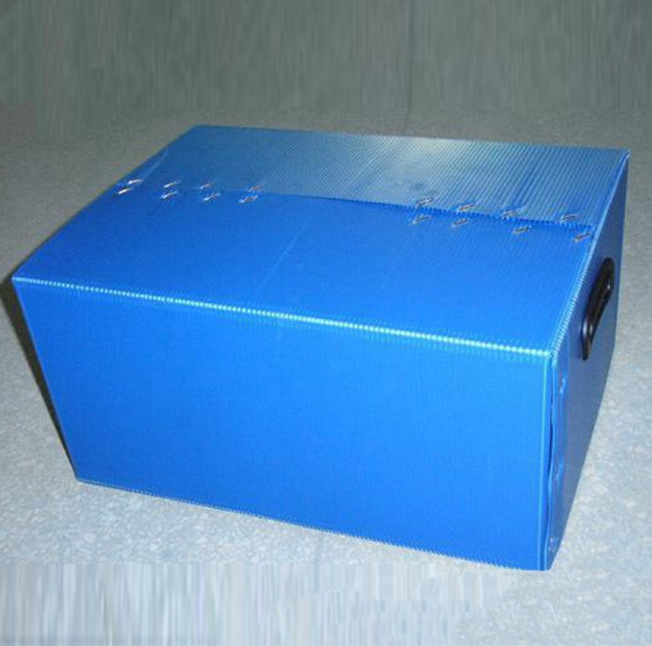 Lightweight Plastic Corrugated Box Blue Eco Friendly Plastic Packing Crates