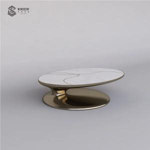 Quality Living Room Top Marble Art Table Furniture Stainless Steel wholesale