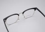 Sophisticated Business Style Browline Glasses Full-rim Frame Metal Optical