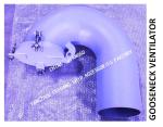 Professional production-gooseneck ventilator, round gooseneck ventilator AB300-8