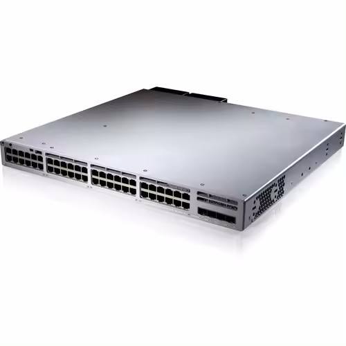 48 Ports PoE Switch 4x10G Uplink Network Essentials C9300L-48P-4X-E Private Mold Design for Efficiency and Performance