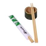 Chinese Eco-Friendly Disposable bamboo chopsticks Paper Wrap Twin Chopsticks for